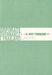 Corporate Governance in Thailand: A Way Forward; C...