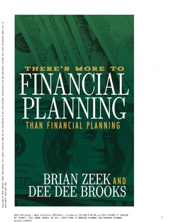 THERE'S MORE TO FINANCIAL PLANNING THAN FINAN...