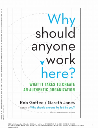Why Should Anyone Work Here?: What It Takes to Cre...